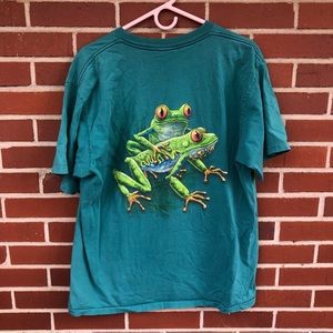 1997 Natural Wonders frog t shirt